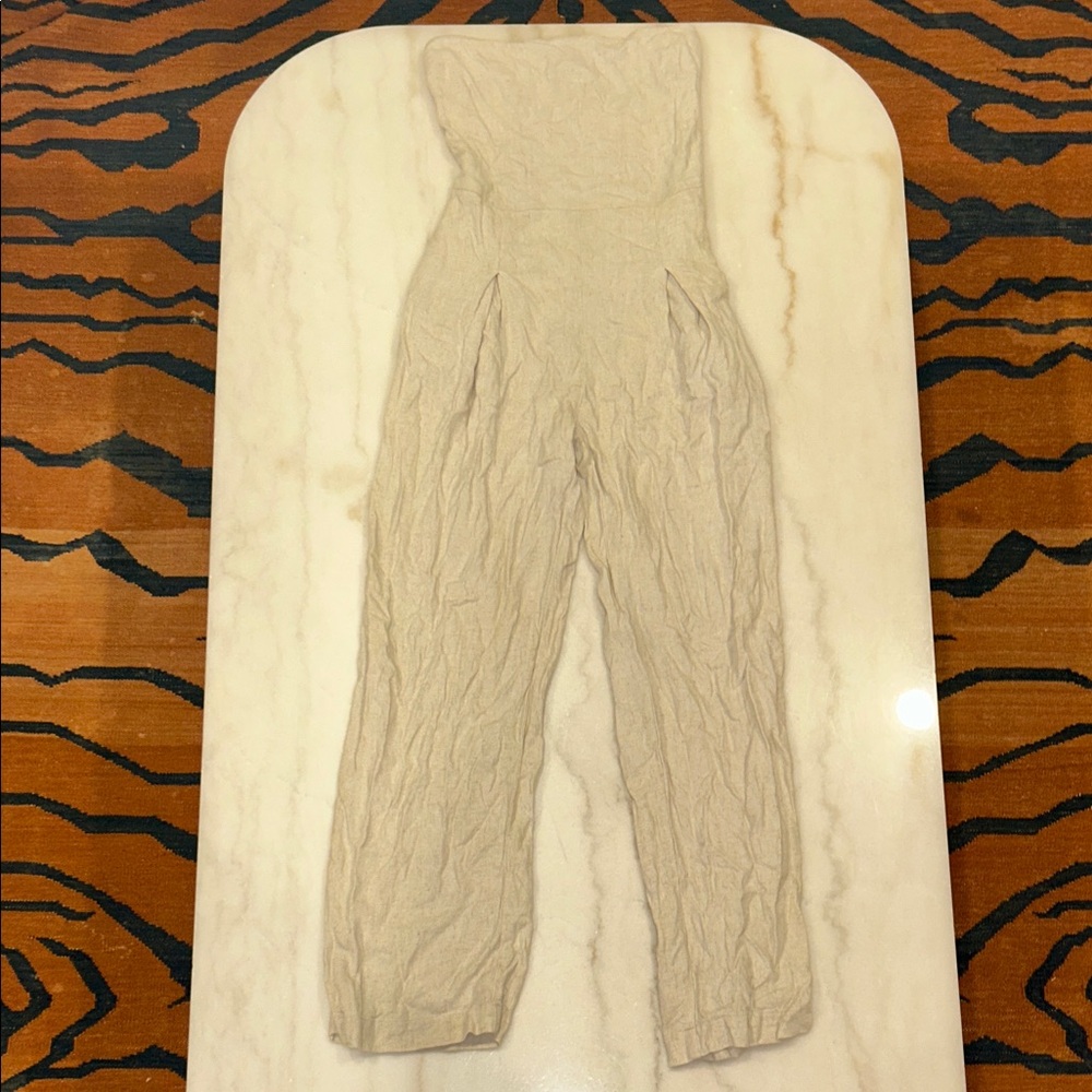 Aura Elegant Cream Women's Jumpsuit